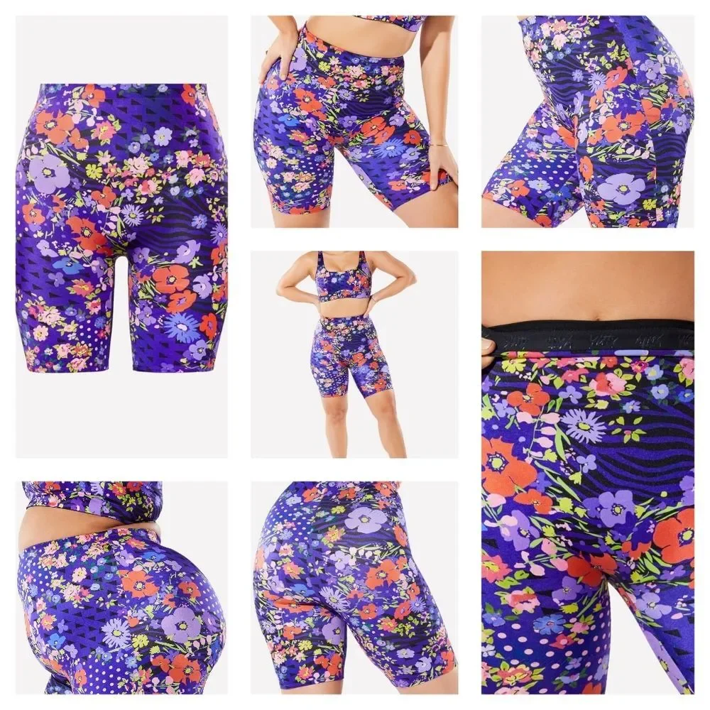 Yitty Lizzo Fabletics Headliner Shaping High Waist Shorts XXL/1X